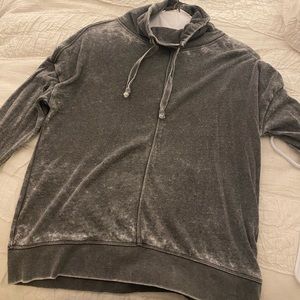 Grey Fax Hoodie Sweater size: s